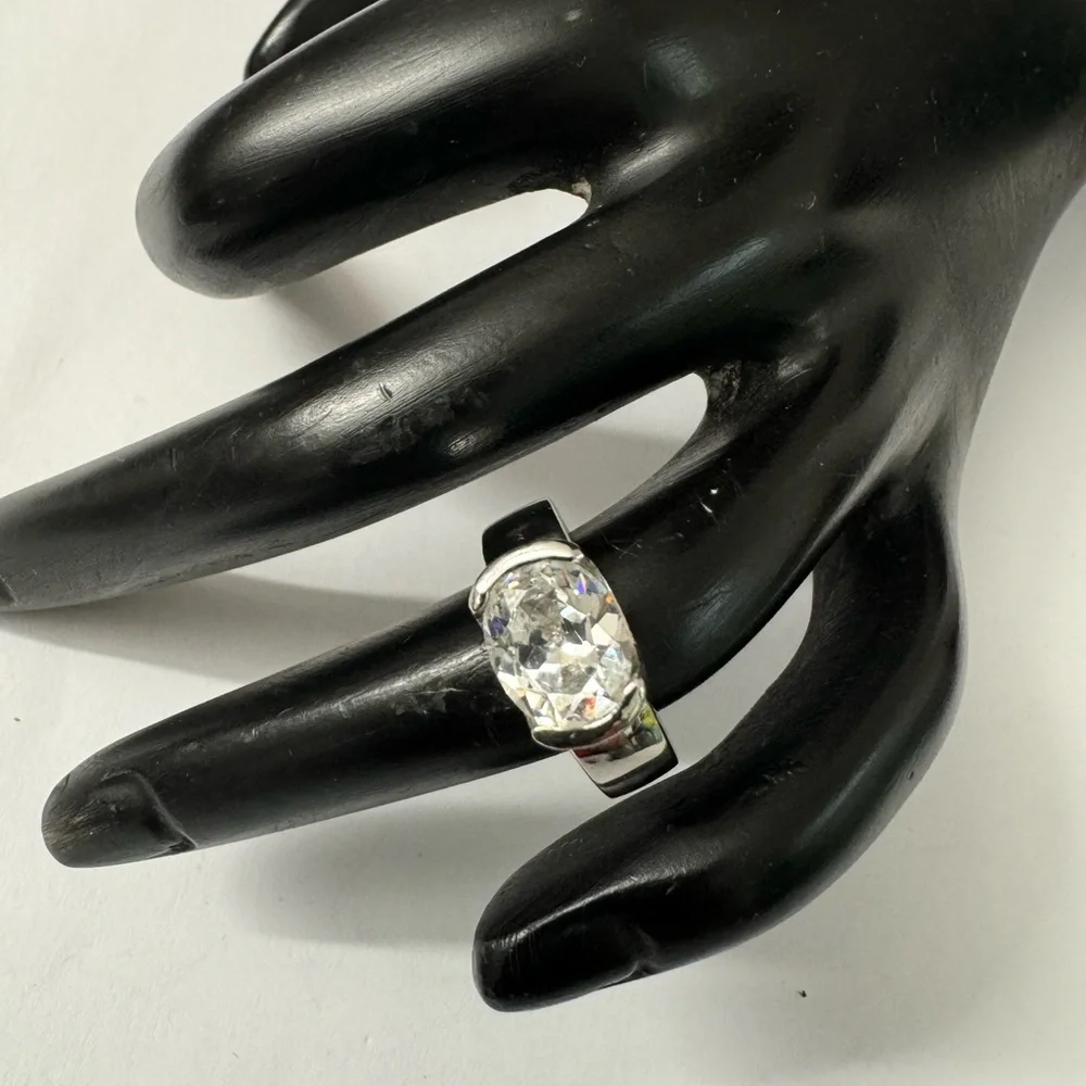 2 Cttw Sterling Silver 925 Solitaire Ring - Picture 10 of 10